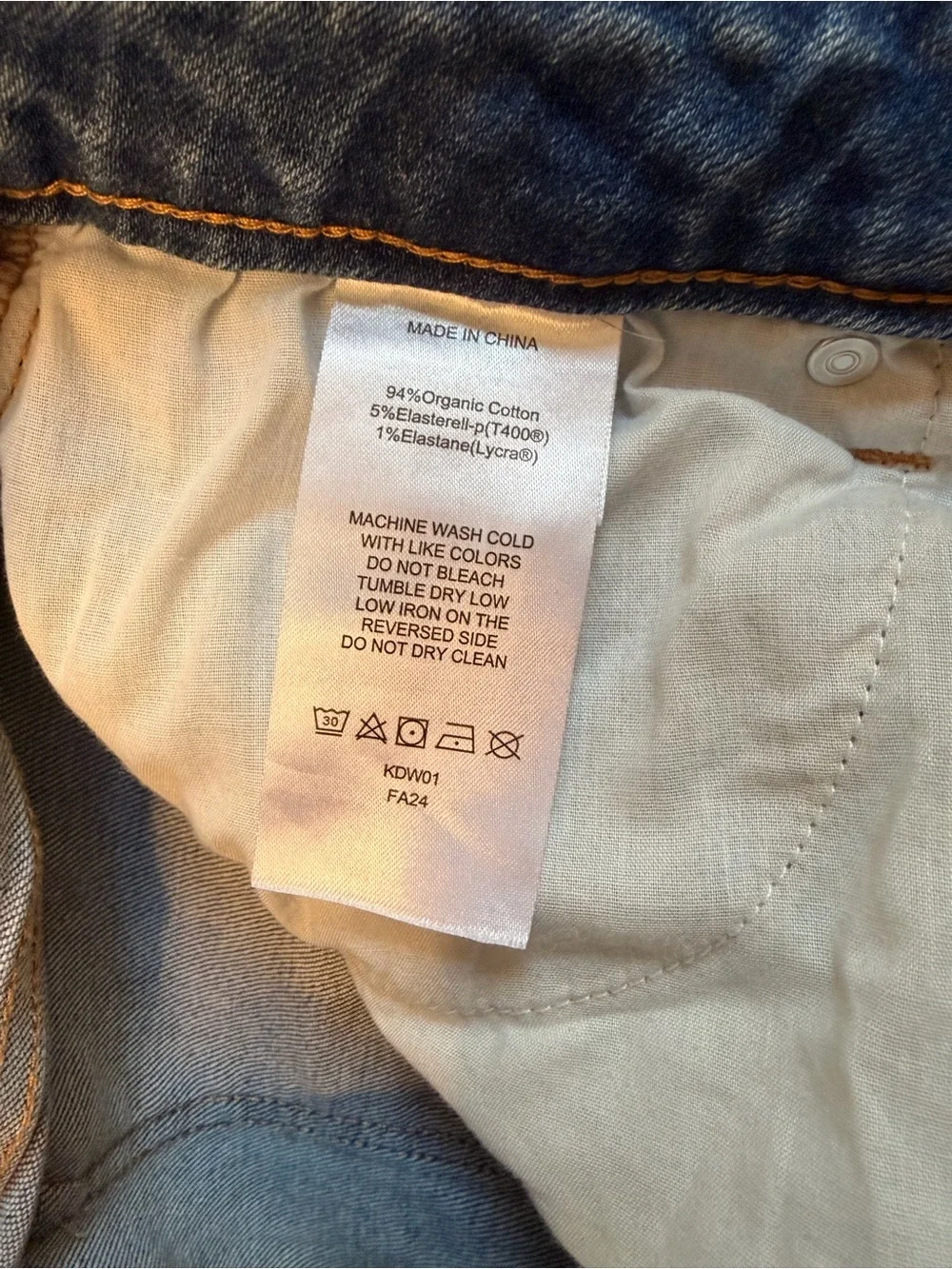 Quince Stretch High Rise Medium Wash Flare Jeans